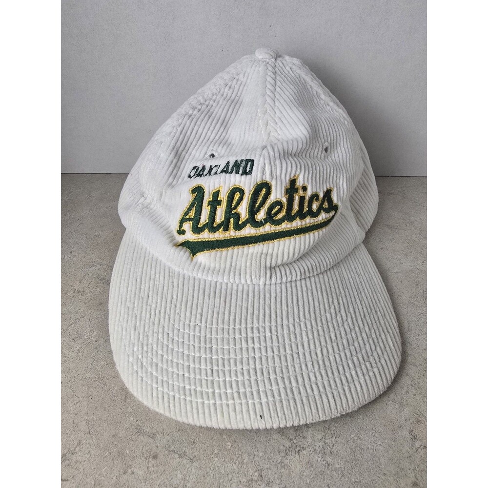 Vintage Oakland Athletics A's Corduroy Hat MLB Baseball Cap Snapback Retro‎